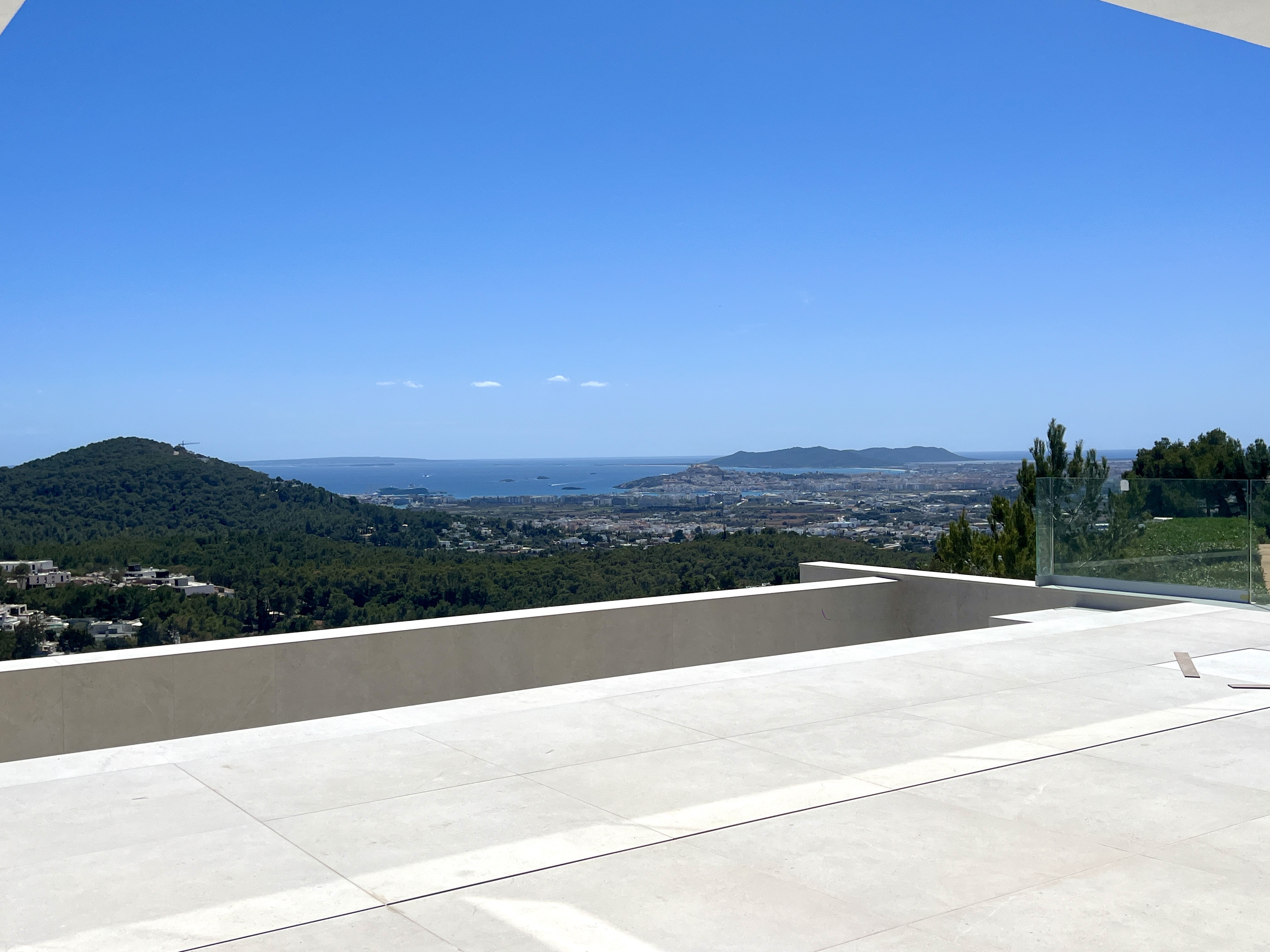 Newly built villa with breathtaking sea views close to Ibiza Town